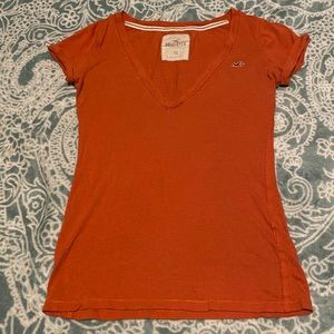 Hollister Orange Shirt SZ XS